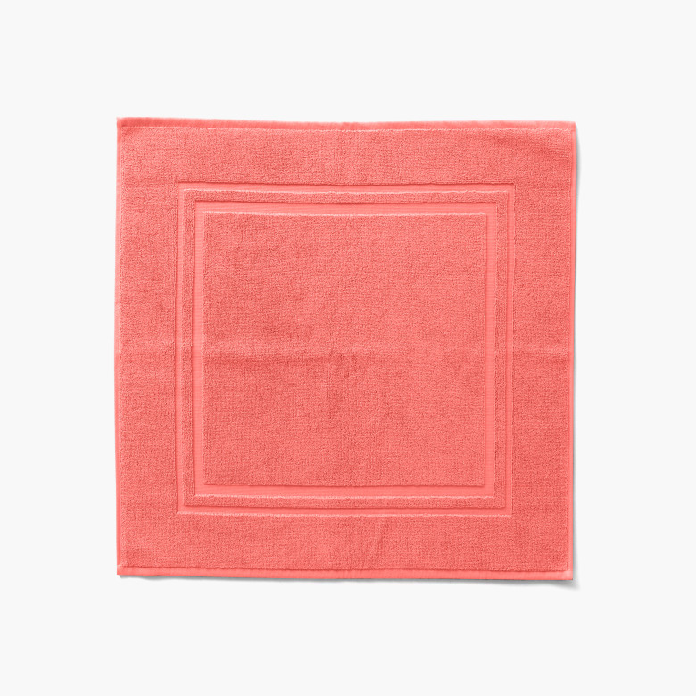 Tapis de bain coton Lola II corail