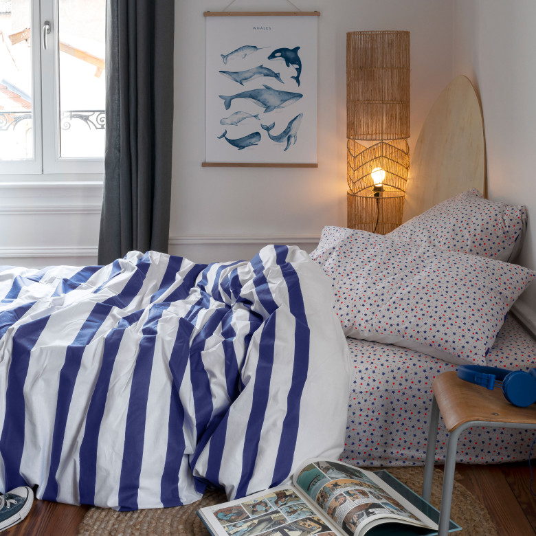 Housse de couette enfant réversible coton biologique Ptitchic