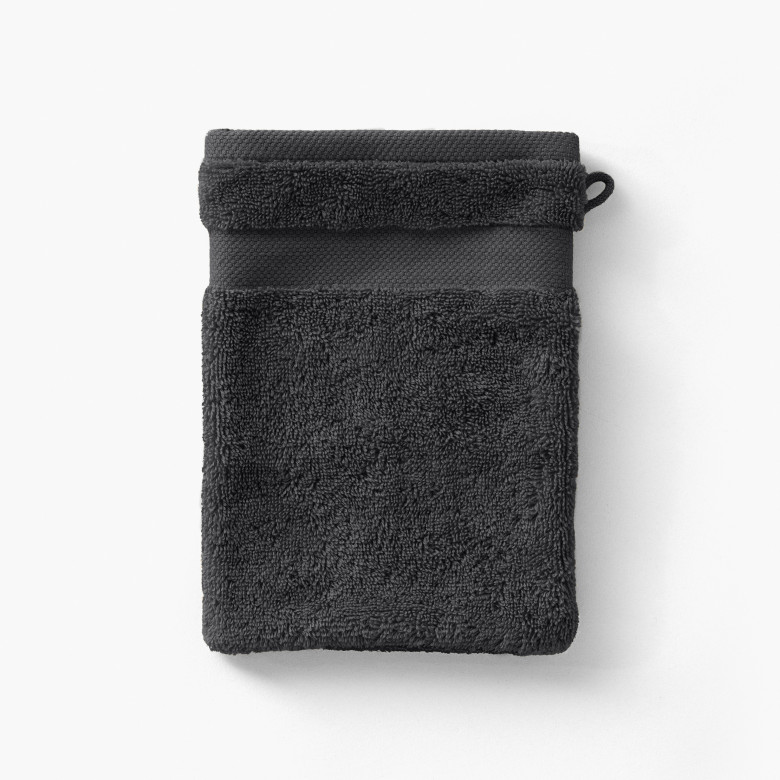Gant de toilette coton Lola II Basalte