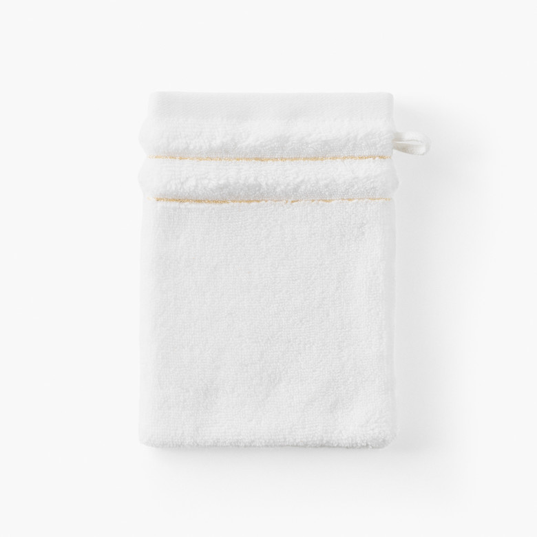 Gant de toilette coton Mon Ange blanc