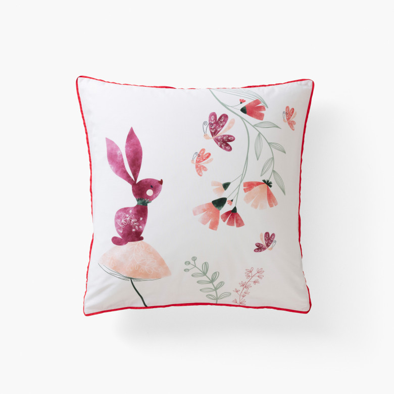 Taie d'oreiller carrée pur coton bio Mes Rêves enfant