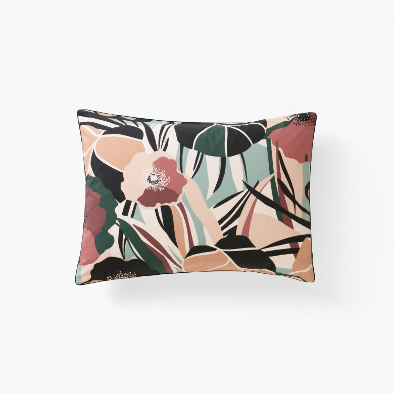 Taie d'oreiller rectangulaire percale de coton bio Gisèle