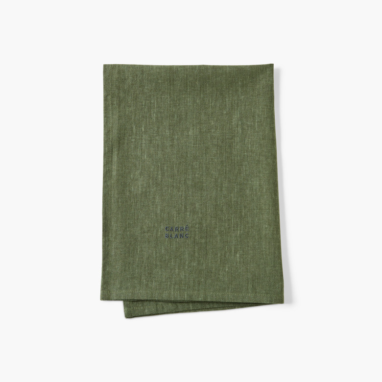Essuie verres coton et lin Signature bocage