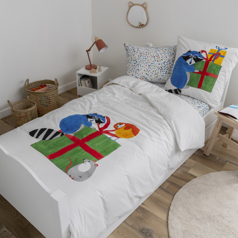 Housse de couette coton bio Tadam enfant