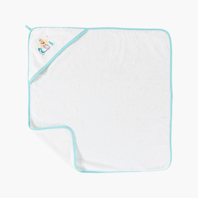 Cape de bain coton Calliopé blanc