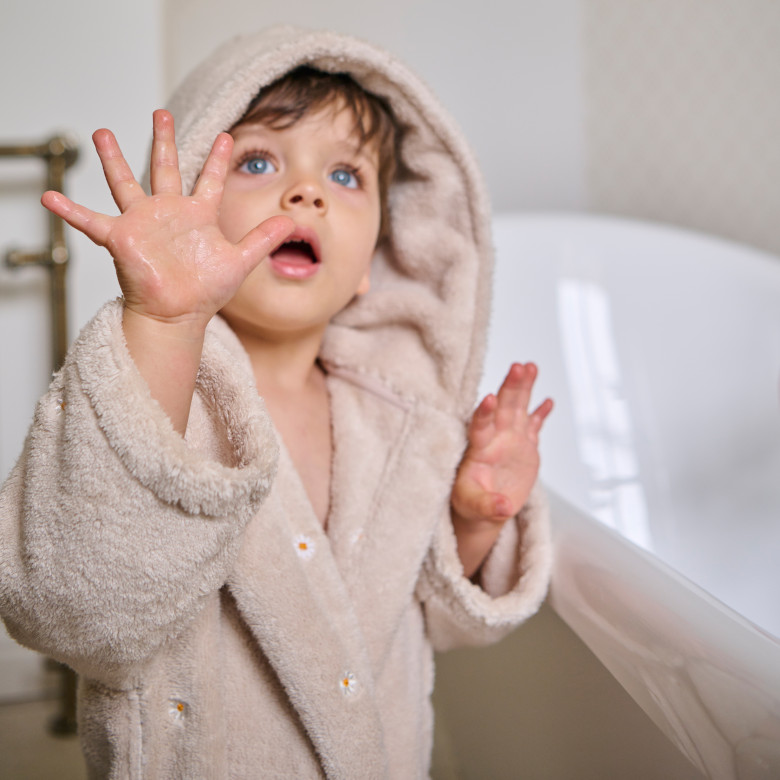 Peignoir enfant coton Zéphire dune marguerite