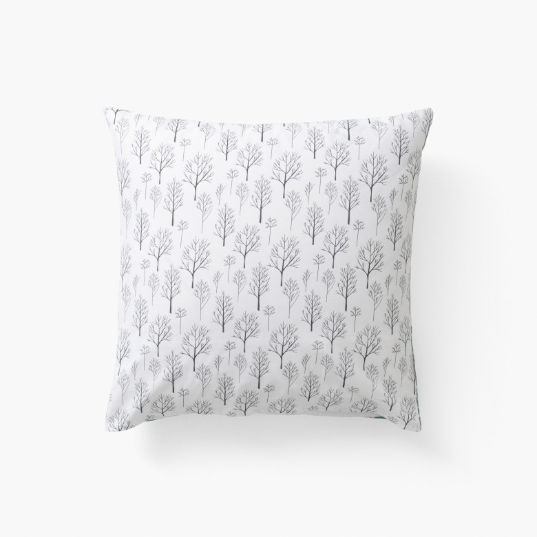 Taie d'oreiller carrée pur coton Féeries enfant