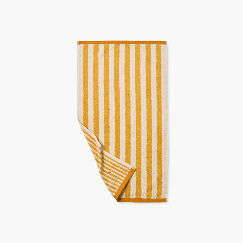 Serviette de toilette coton Elie miel