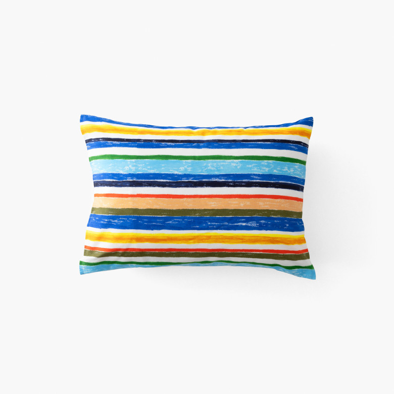 Taie d'oreiller rectangulaire coton bio Pinata