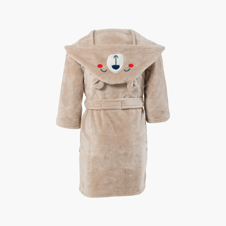 Robe de chambre enfant polaire à capuche Bearful