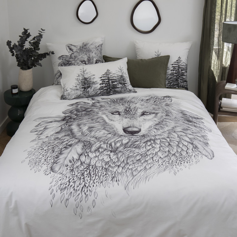 Housse de couette réversible coton Ietulou