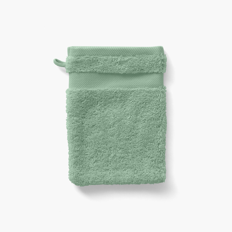 Gant de toilette coton Lola II sauge