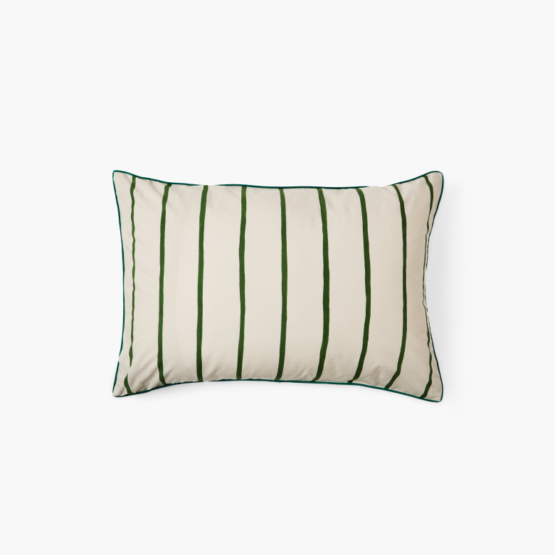 Taie d'oreiller rectangulaire réversible coton Lysiris