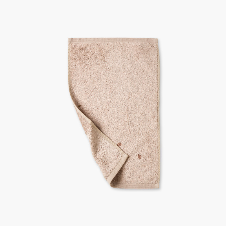 Serviette invité coton et viscose de bambou Equinoxe II cappuccino