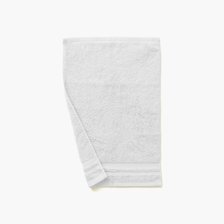 Serviette invité coton Lola II blanc