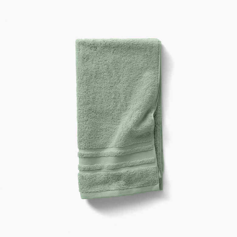 Serviette de toilette coton Lola II sauge