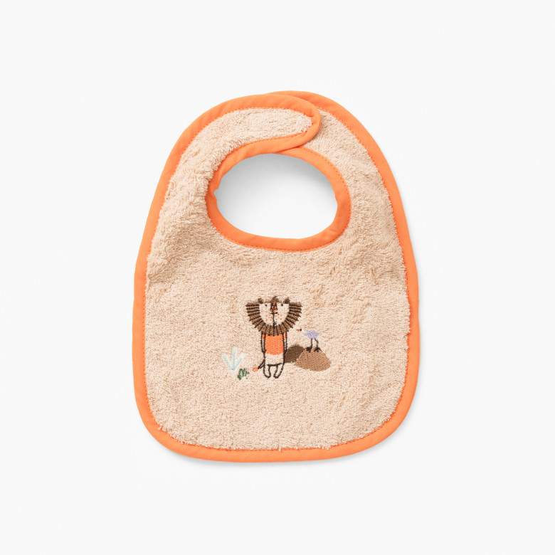 Mini bavoir coton bio Safari