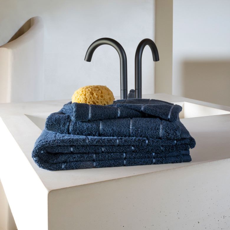 Drap de bain coton Hypnotic Marine