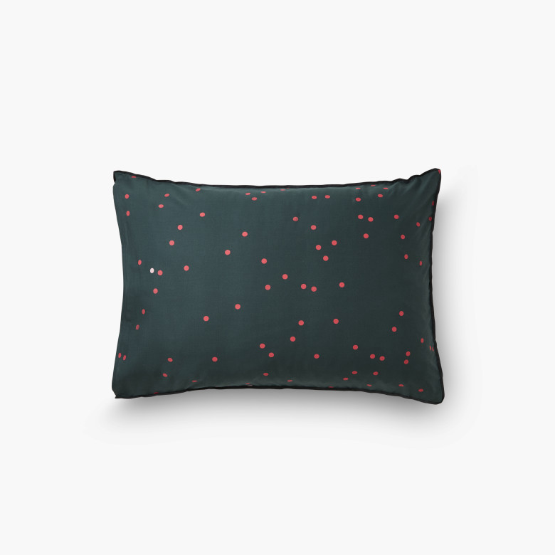 Taie d'oreiller rectangulaire coton Ikebana