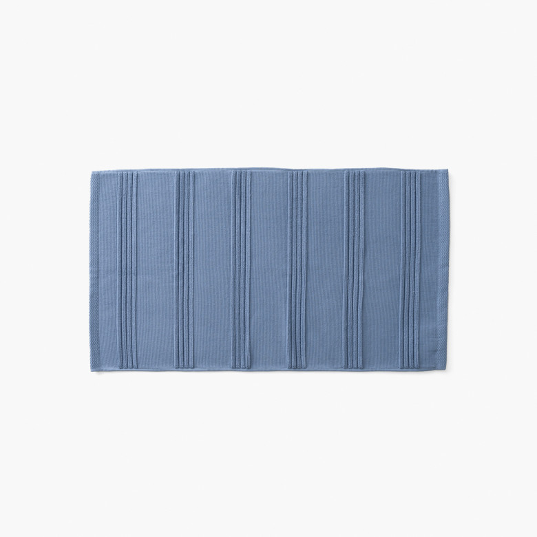 Tapis de bain coton Hypnotic indigo