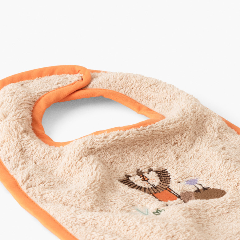 Mini bavoir coton bio Safari