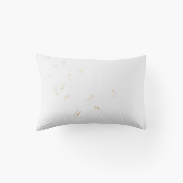 Taie d'oreiller rectangulaire satin de coton Mon Ange