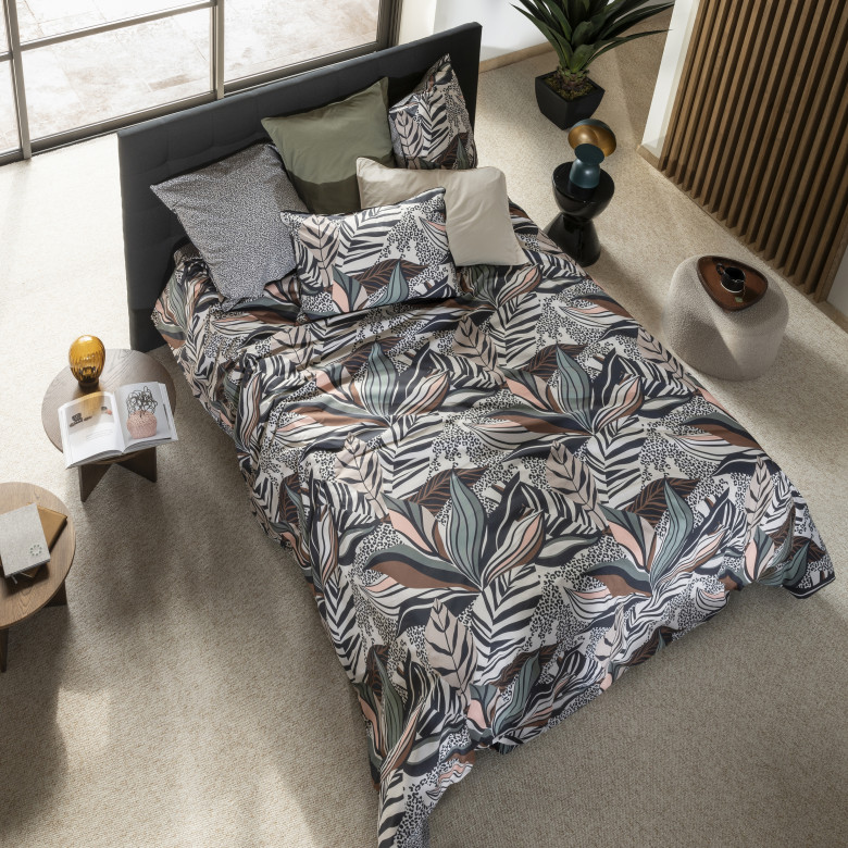 Housse de couette coton bio réversible Ysée