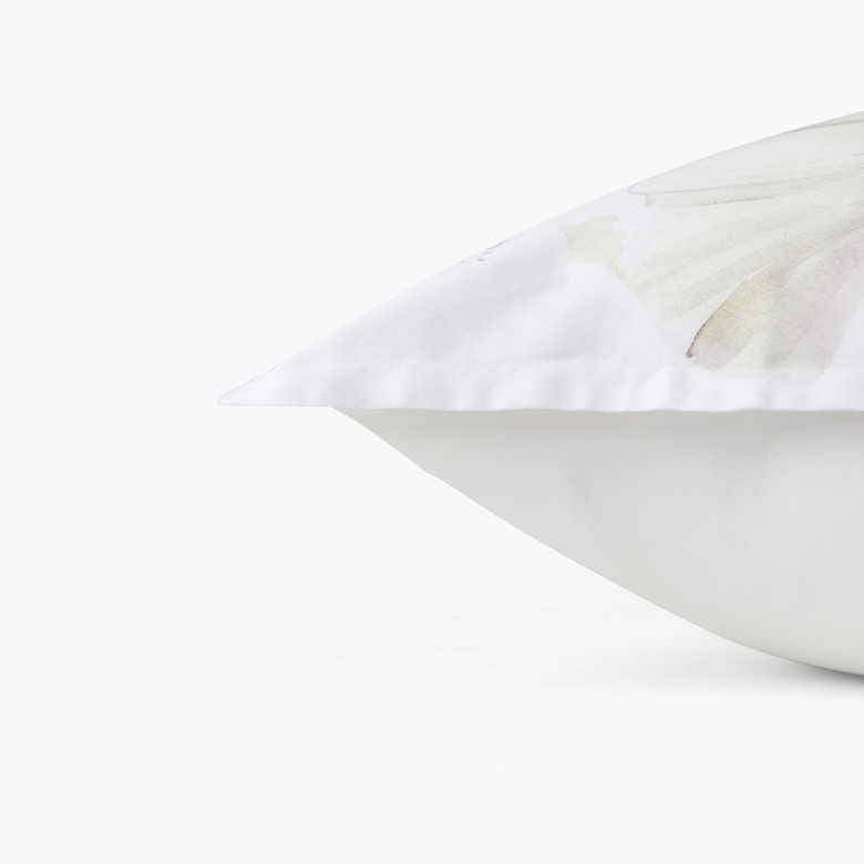 Taie d'oreiller carrée satin de coton Ephelia