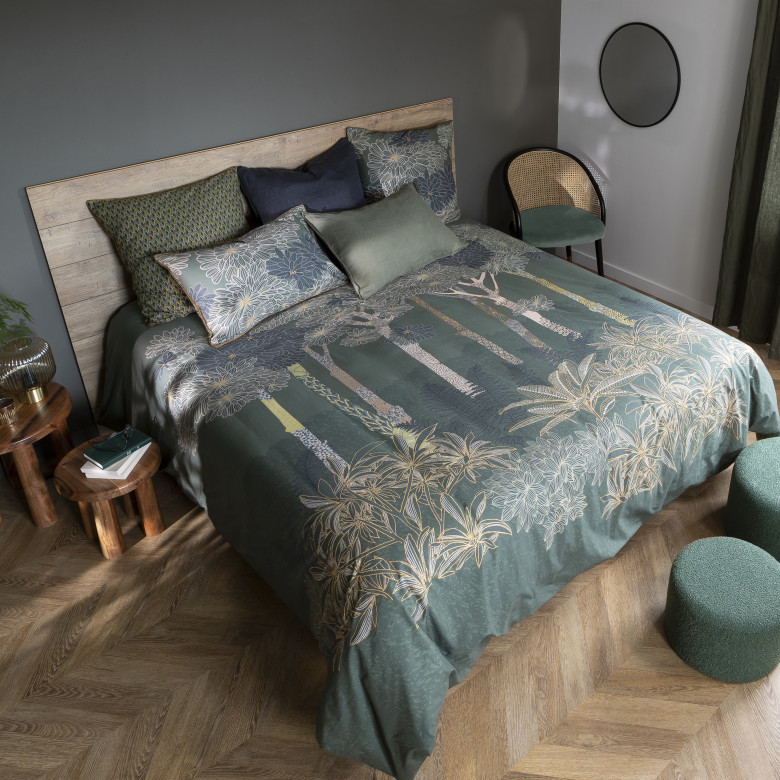 Housse de couette réversible coton Silvalys