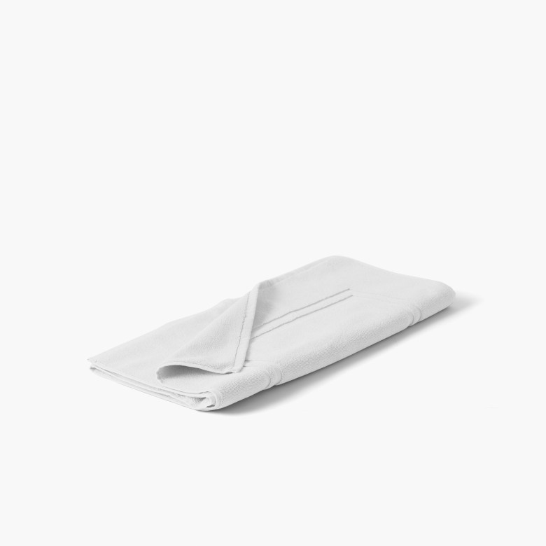 Tapis de bain coton Lola II blanc