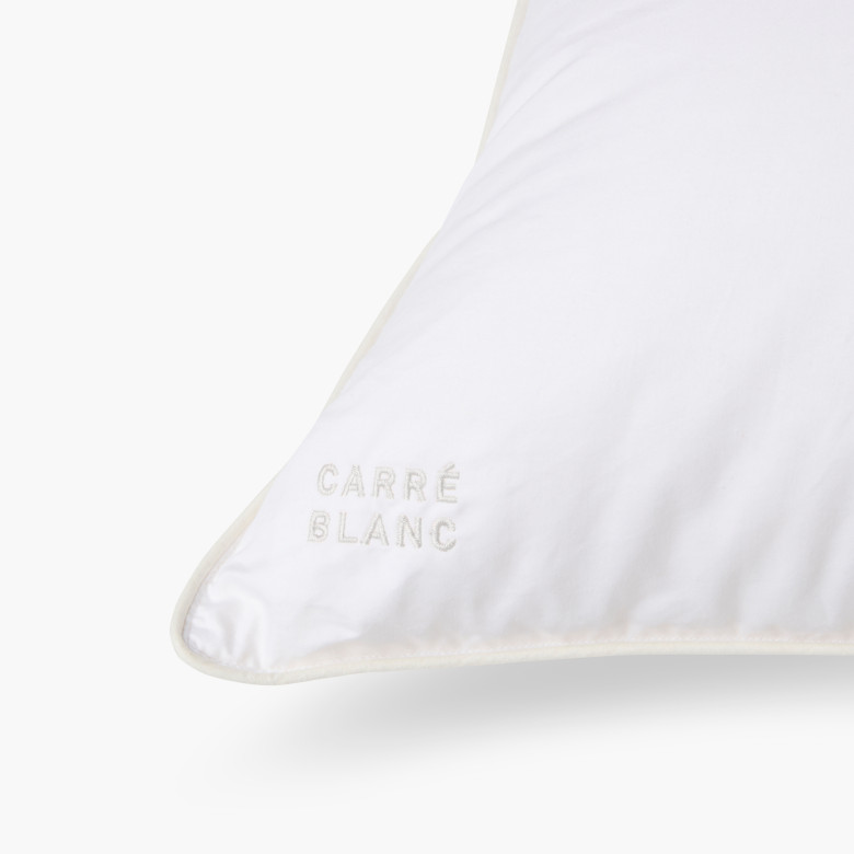 Oreiller rectangulaire duvet d'oie Vendôme mi-ferme