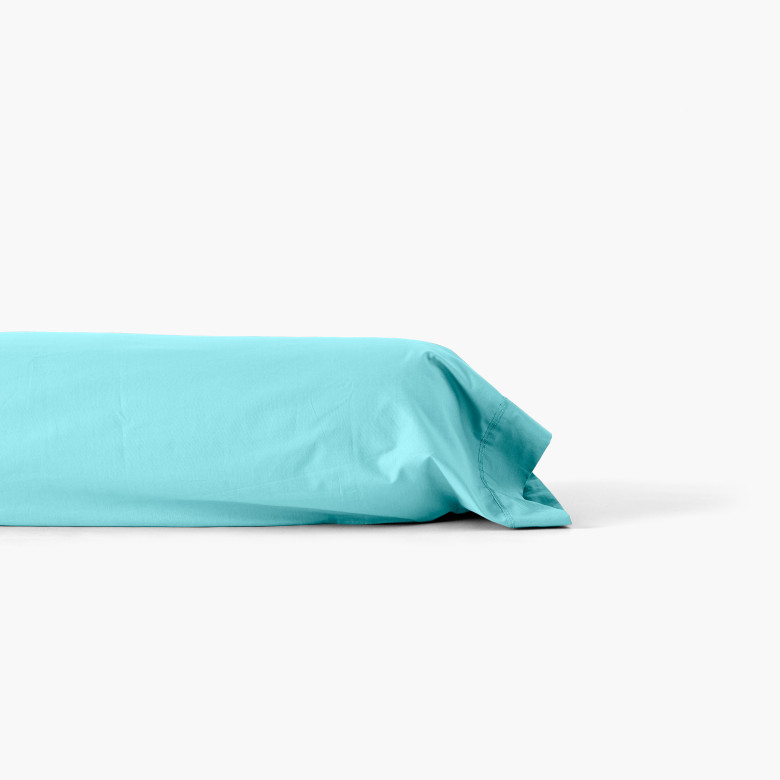 Taie de traversin percale de coton Neo lagon