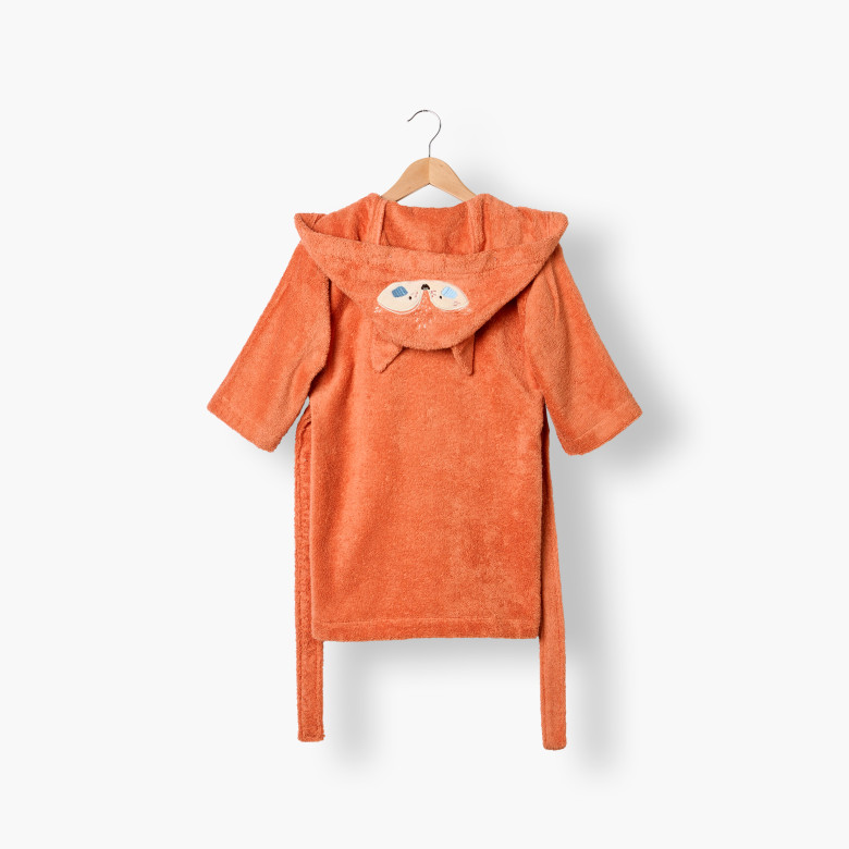 Peignoir enfant coton Wonderful ecureuil