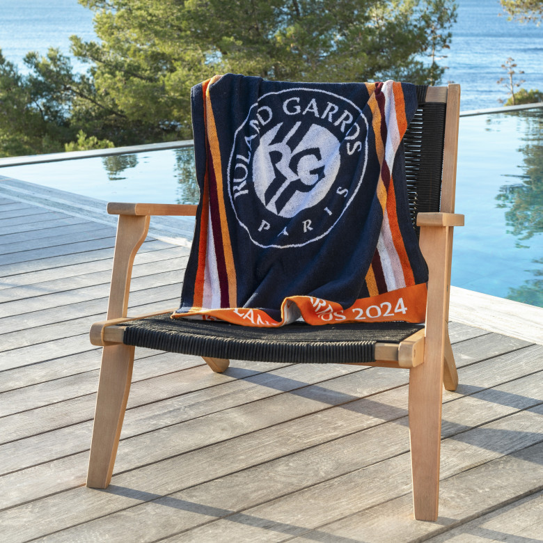 Serviette de toilette joueur•se Roland-Garros 2024 marine