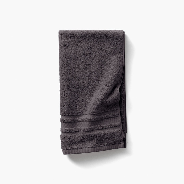 Serviette de toilette coton Lola II anthracite