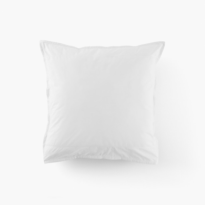 Taie d'oreiller carrée coton Neo blanc