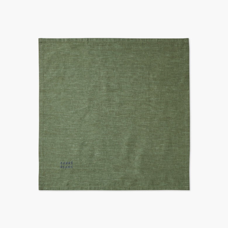 Lot de 2 serviettes de table lin et coton Signature bocage