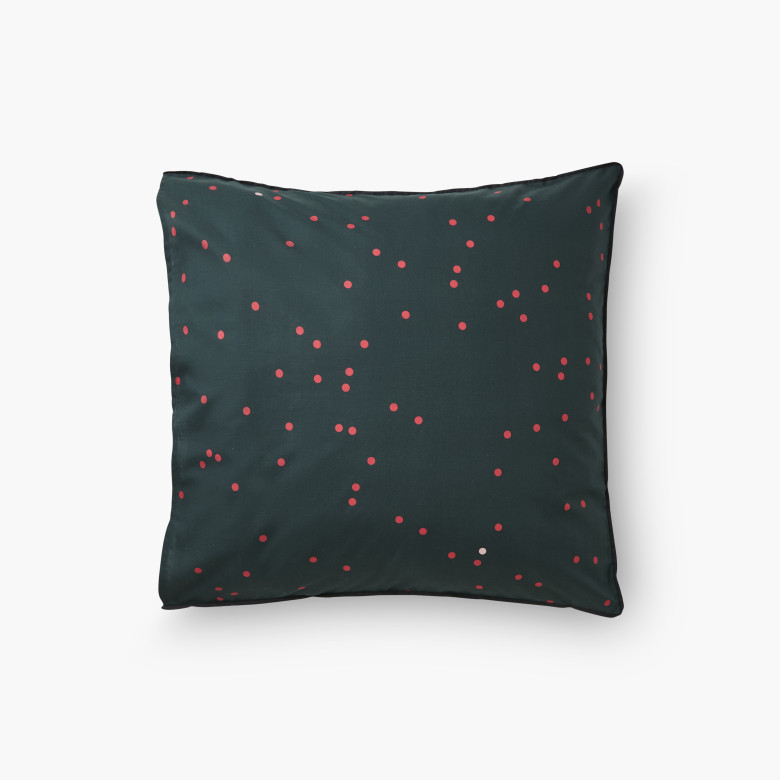 Taie d'oreiller carrée coton Ikebana