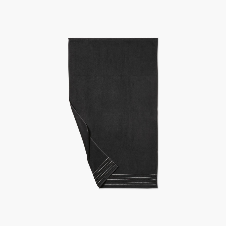 Drap de bain coton Ikebana graphite