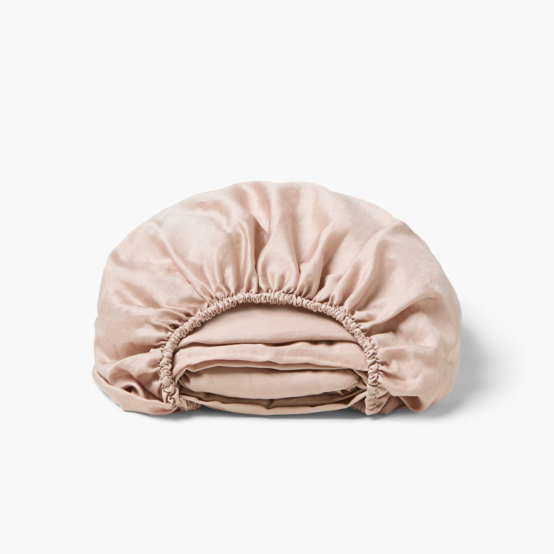 Drap housse satin de coton Equinoxe II lin