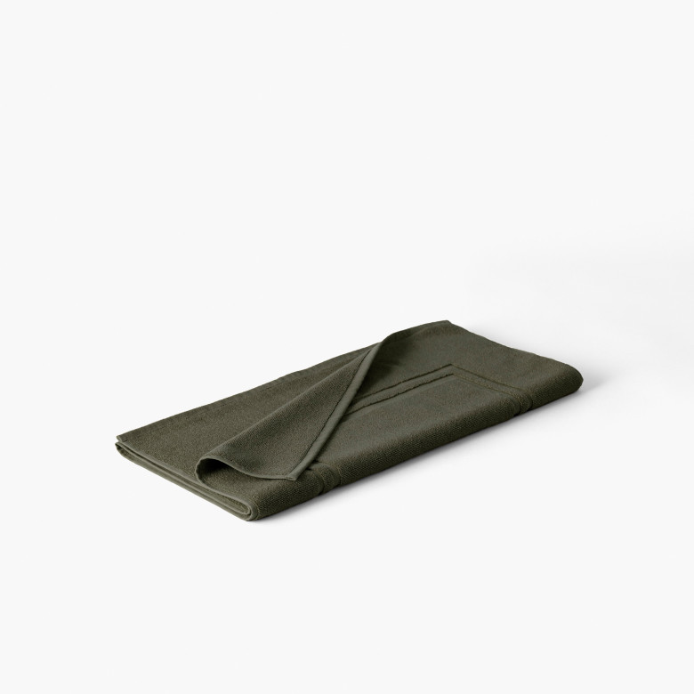 Tapis de bain coton Lola II vert kaki