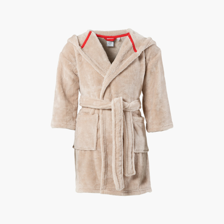 Robe de chambre enfant polaire à capuche Bearful