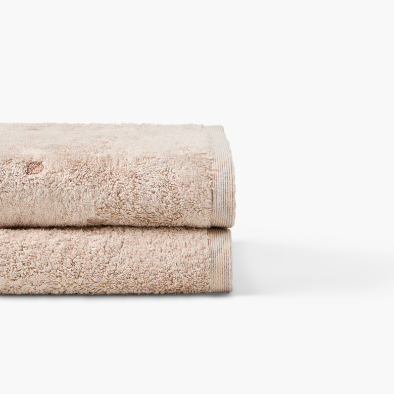 Drap de bain coton et viscose de bambou Equinoxe II cappuccino