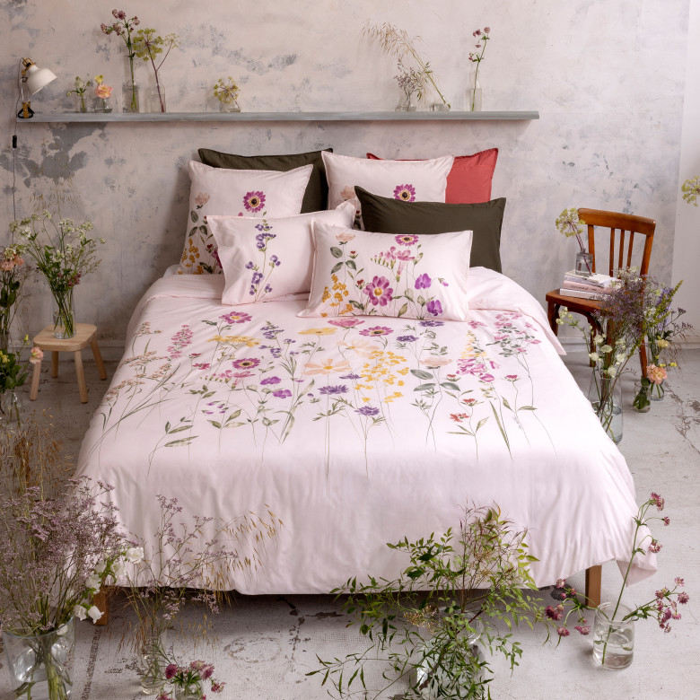 Housse de couette coton Nubepine Eva Edelstein x Carré Blanc