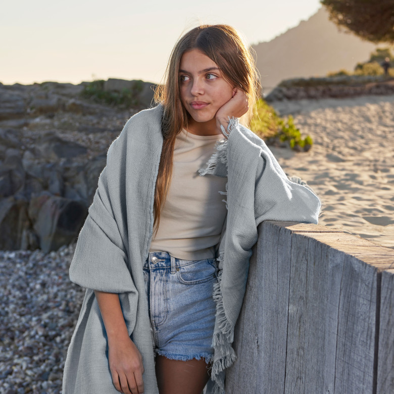 Fouta coton Pyla glacier