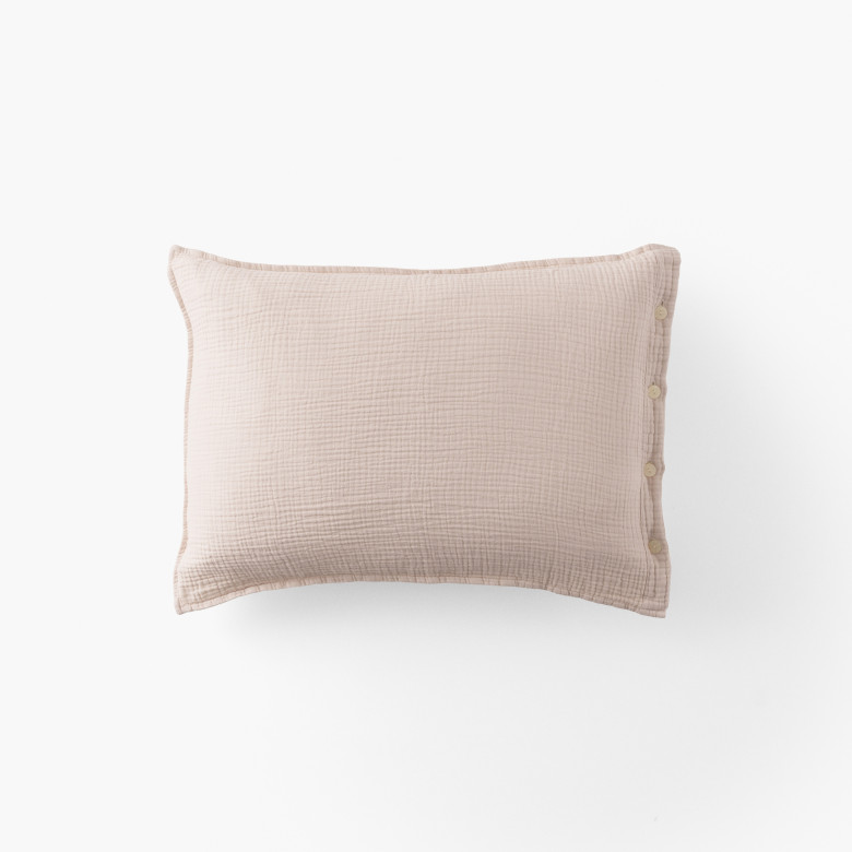 Taie d'oreiller rectangulaire gaze de coton 4-en-1 Infini II