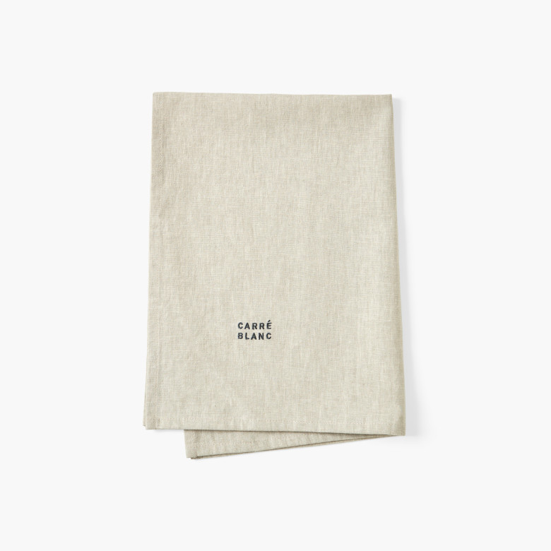 Essuie verres coton et lin Signature grege