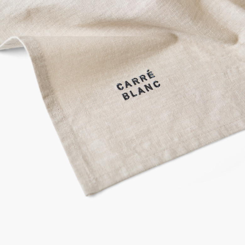 Lot de 2 serviettes de table coton Signature Grege