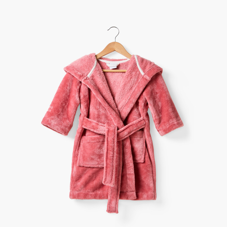 Robe de chambre enfant polaire Maé pétale