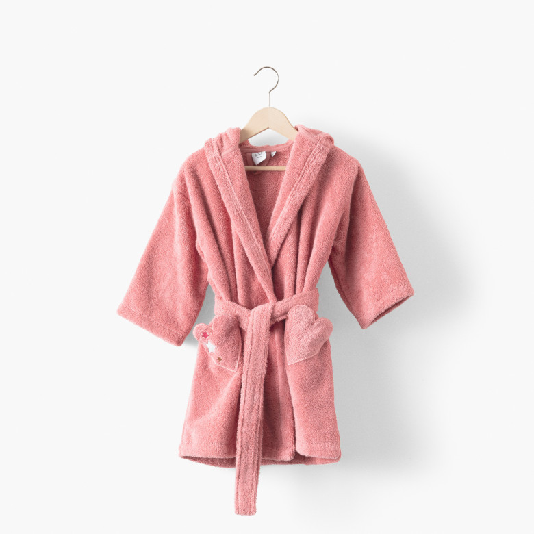 Peignoir enfant coton Xmasful pétale